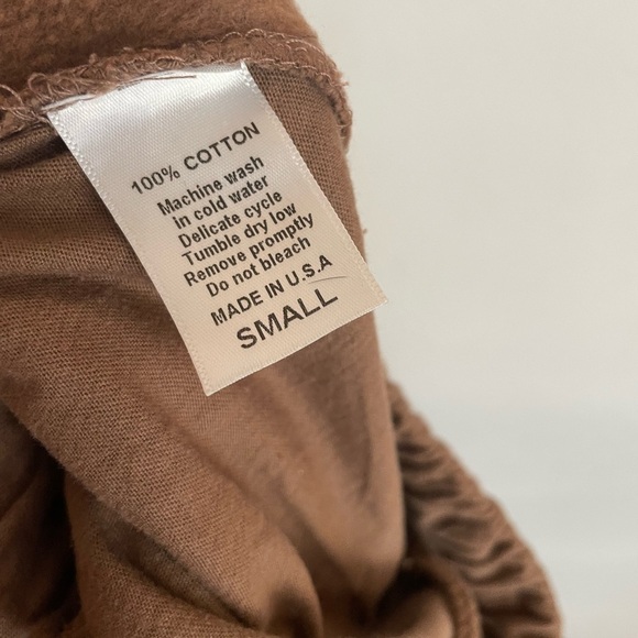 Tan Lines by Sivan Ayla Sweatpant Joggers Small Tan - Picture 7 of 7